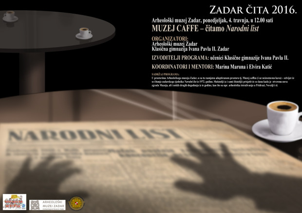 Plakat Zadar čita 2016